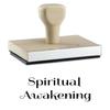 Infusion Spiritual Awakening Rubber Stamp, 2 X 4'' Wood Stamp view 1