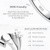 VANBARIS Sterling Silver Necklace Extenders for Women Silver Chain Extension Bracelet Extender Sterling Silver Chain Extenders for Necklaces 3 Piece Set (2, 4, 6 inch) view 4