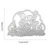Cute Easter Bunny Metal Die Cuts, Cutting Dies for Card Making Clearance, Embossing Dies for Scrapbooking, DIY Album Paper Cards Decoration view 2
