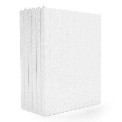 MEECI 6 Pack Canvases for Painting with 8x10, Stretched Blank Canvas Framed White Canvas Boards Painting Supplies Art Board Paint Canvas Panels DIY Gift for Kids Adults Artist Hobby Painters