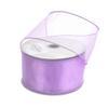Sheer Chiffon Ribbon Finished Edge, 2-1/2-Inch, 25 Yards (Lavender) view 1