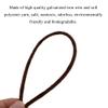 HAHIYO 12inches*6mm Brown 70PCs Pipe Cleaner Craft Chenille Stem Extra Long Chenille Cleaner Pipe Stem Stable&Soft Craft Supplies Set for Creative DIY Arts Craft Project DIY Art Supplies view 3