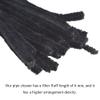 HAHIYO 12inches*6mm Black 70PCs Pipe Cleaner Craft Chenille Stem Extra Long Chenille Cleaner Pipe Stem Stable&Soft Craft Supplies Set for Creative DIY Arts Craft Project DIY Art Supplies view 4