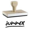 Infusion Summer Rubber Stamp, 1 X 2'' Wood Stamp view 1