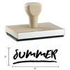 Infusion Summer Rubber Stamp, 1 X 2'' Wood Stamp view 4