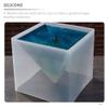 FOMIYES 1set Pyramid Silicone Molds for Crafting Create Unique Art and Ornaments Versatile Pyramid Decor Molds Includes Base for Easy Use view 3