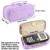 JOINPRO Large Capacity Pencil Case, 4 Compartment Pen Pouch Organizer with Double Zipper, Storage Bag for School, Office, Teen Girl Boy Men Women (Purple) view 2