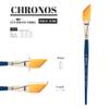 Escoda Chronos Series 1353 Artist Watercolor & Acrylic Paint Brush, Synthetic Toray Fiber & Red Sable Blend, Dagger Striper, Size 3/4 Inch view 3