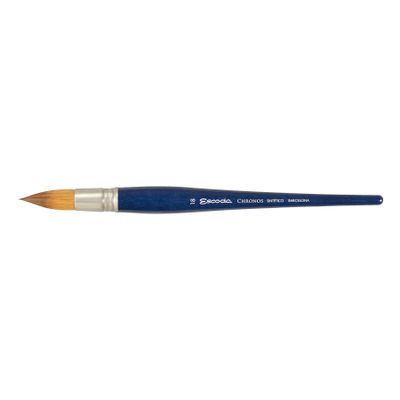 Escoda Chronos Series 1355 Artist Watercolor & Acrylic Paint Brush, Synthetic Toray Fiber & Red Sable Blend, Mop, Size 18