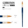 Escoda Chronos Series 1355 Artist Watercolor & Acrylic Paint Brush, Synthetic Toray Fiber & Red Sable Blend, Mop, Size 18 view 3
