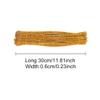 Queenbox 100 Pcs 0.6x30cm Colorful Fuzzy Chenille Stems Furry Metal Pipe Cleaners for DIY Arts Craft Making Christmas Birthday, Gold 02 view 2