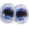 Horse Eyes Collection Bundle Set of 10 Eyes - Bulk Wholesale Lot - Taxidermy Art Sculptures or Jewelry Making Supply for Pendant Making Wire Wrapped Jewelry Faux Craft Taxidermy or Sculptures (8mm) view 1