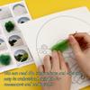 Needle Felting Kits Beginners, DIY Wool Needle Felting Starter Kit, Needle Felt Set with Picture Frame, Foam Pad, Felt Cloth and Instructions, Used for Home Decoration, Beginner, Art Craft(2 Sets) view 3