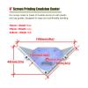 TIANIUSEEN 4pcs Scoop Coater Emulsion Coater Screen Printing Coating Tools Aluminum 5.9"/9.5"/14"/20" for Silk Screen Printing view 4