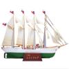 1:300 Esmeralda (BE-43) Chilean Navy Barquentine Ship Handcraft Paper Model Kit Toy Kids Gifts view 2