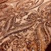 Alaina Bronze Curlicue Sequins on Mesh Lace Fabric by The Yard - 10018 view 3