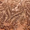 Alaina Bronze Curlicue Sequins on Mesh Lace Fabric by The Yard - 10018 view 4
