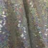 Leila Silver Iridescent Sequins on Mesh Fabric by The Yard - 10050 view 1