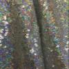 Leila Silver Iridescent Sequins on Mesh Fabric by The Yard - 10050 view 3