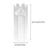 Candle Resin Molds, Hexagon DIY Candle Mould, Plastic Pillar Soap Making Mold, Flexible Cylinder Candle Mould for DIY Soap, Art Craft, Candlelight Dinner, Epoxy Resin Art Crafts, Transparent view 3