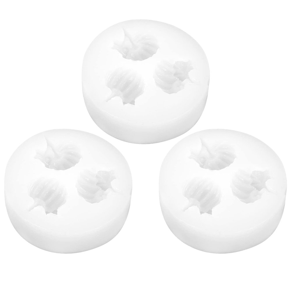 CALLARON Silicone DIY Pumpkin Molds Halloween Aroma Candle Molds Easy to Use and Store