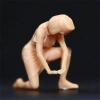 ZEDACAKAI (3 Pcs 1/64 Figure Model First Aid Press Vagrant Sleeping Man Miniature Sand Table Villain Scene Need to Be Colored By Yourself view 2