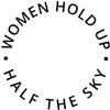 Infusion Women Hold Up Half The Sky Rubber Stamp, 3 X 3'' Wood Stamp view 2