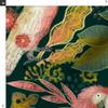 Spoonflower Fabric - Birds Palm Trees Flowers Rain Forest Tucan Cockatoo Tropical Printed on Organic Cotton Sateen Fabric Fat Quarter - Sewing Quilting Apparel Home Decor view 3