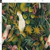 Spoonflower Fabric - Birds Palm Trees Flowers Rain Forest Tucan Cockatoo Tropical Printed on Organic Cotton Sateen Fabric Fat Quarter - Sewing Quilting Apparel Home Decor view 4