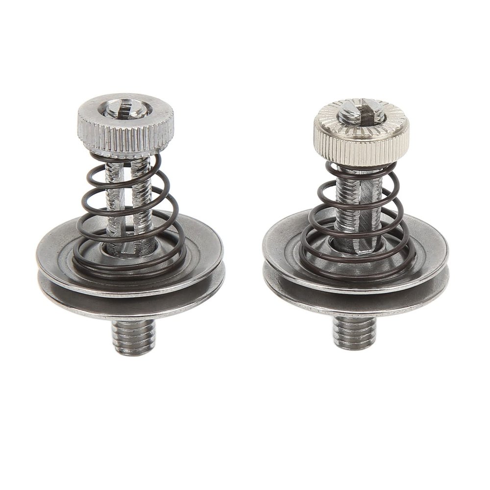 LBEC Sewing tensioner Parts Thread tensioner 3.5x1cm Easy Replacement Silver Black for Old Shoe Repair Machines