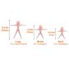 5 Piece Pre-Made Felt Body Frames 2.8 inch to Make Fairies, Mummies, Gnomes, Aliens Easier - Needle Felting Supplies view 2