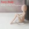 5 Piece Pre-Made Felt Body Frames 2.8 inch to Make Fairies, Mummies, Gnomes, Aliens Easier - Needle Felting Supplies view 4