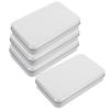 Zerodeko 4pcs Tinplate Storage Case for Game Cards Organizer for Photos Crafts Ornaments Compact Design for Easy Portability view 1