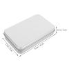 Zerodeko 4pcs Tinplate Storage Case for Game Cards Organizer for Photos Crafts Ornaments Compact Design for Easy Portability view 2