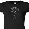 Rhinestone Genie QUESTION Mark 8" Magnetic Rhinestone Template, Black view 4