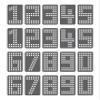 Rhinestone Genie Numbers-Block 2" Magnetic Rhinestone Template, Black (RT1-FON203) view 1