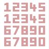 Rhinestone Genie Numbers-Block 2" Magnetic Rhinestone Template, Black (RT1-FON203) view 2