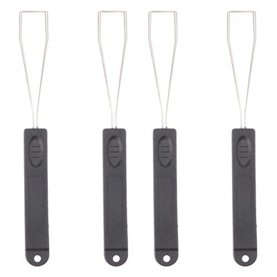 Mobestech 4pcs Mechanical Keyboard Keycap Puller Tool Steel Wire Device for Easy Cleaning and Maintenance Lightweight Keyboard Cleaner for Computers and Cameras