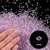 Ceya 5.3oz/ 150g Crushed Irregular Glass Pale Lilac Metallic Crystal Chip Broken Glass Chips Glitter 2-4mm Craft Chunky Glitter for Nails Art Epoxy Resin Mold Coasters Ornament Painting Geode view 2