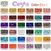 Ceya 5.3oz/ 150g Crushed Irregular Glass Pale Lilac Metallic Crystal Chip Broken Glass Chips Glitter 2-4mm Craft Chunky Glitter for Nails Art Epoxy Resin Mold Coasters Ornament Painting Geode view 3