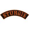 Hot Leathers PPM4155 Sturgis 12 X 3 Top Rocker Patch - 12 Width x 3 Height Inches view 1