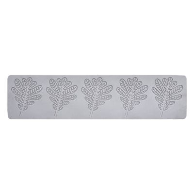 3D Hollow Silicone Moulds, Cupcake Tops Sugar Craft Cake Fudge Silicone Cake Silicone Moulds Polymer Clay Leaf Fudge Lace Pads Moulds Fondant Clay Moulds (A)