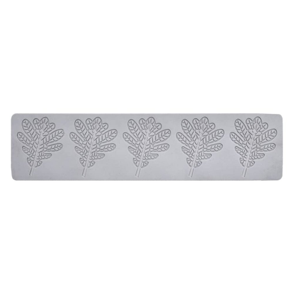 3D Hollow Silicone Moulds, Cupcake Tops Sugar Craft Cake Fudge Silicone Cake Silicone Moulds Polymer Clay Leaf Fudge Lace Pads Moulds Fondant Clay Moulds (A)