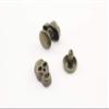 3dancraftit Skull Head Studs Rivets Zinc alloying Double Cup Decorative for Punk Leather Purse Bag Clothing Shoes 5/16" x 1/2" / 8mm x 12mm Anti Bronze i12 view 2