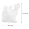 Ciieeo 1pc Dolphin Mold DIY Craft Silicone Mould for Unique Ornaments for Cakes Soap and Boys and Girls Toys Made of Premium Safe Silicone for DIY Lovers view 2