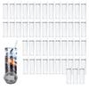 AGH Sublimation Tumblers Set of 50 Pack-20OZ Sublimation Blanks Straight Cup,Double Wall Vacuum Insulated Sublimation Tumblers with Straw,Polymer Coating for Heat Transfer view 1