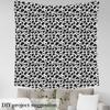 Cow Print Fabric By The Yard, Cartoon Cattle Upholstery Fabric, Ox Animal Farmhouse Decorative Fabric, Animal Skin Indoor Outdoor Fabric, Milk DIY Art Waterproof Fabric, Black White, 10 Yards view 3