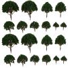 DOITOOL 20 Pcs Model Scenery Landscape Trees 1.18-3.14 Inch Mixed Miniature Trees for Train Diorama Model Craft Supplies view 1
