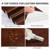 YAFLC Leather Repair Patch for Furniture, 4" x 63" Self Adhesive Leather Repair Kit Vinyl Repair Tape for Car Seat Sofa Jackets Couches Chair Glossy Chestnut view 2