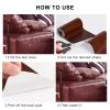 YAFLC Leather Repair Patch for Furniture, 4" x 63" Self Adhesive Leather Repair Kit Vinyl Repair Tape for Car Seat Sofa Jackets Couches Chair Glossy Chestnut view 3